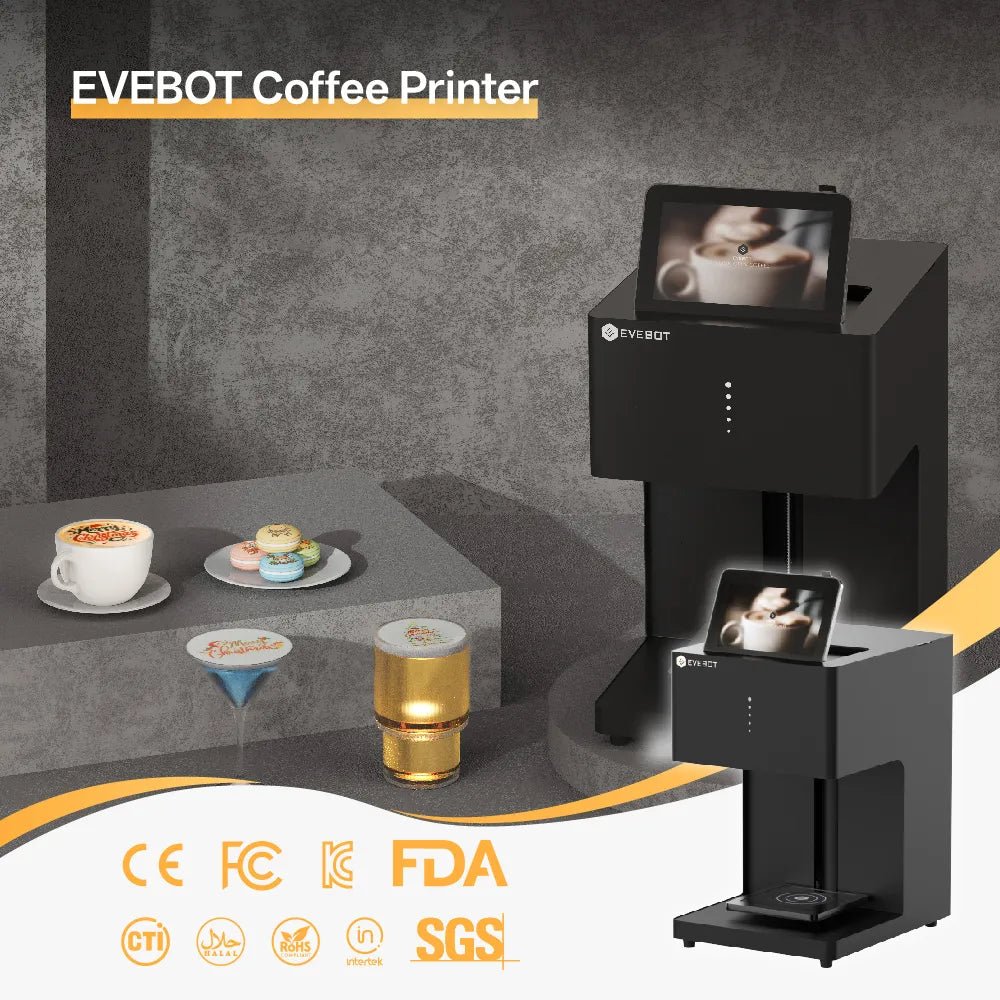 EVEBOT.TW - EVEBOT EB-FC1 多色彩色咖啡飲料印表機