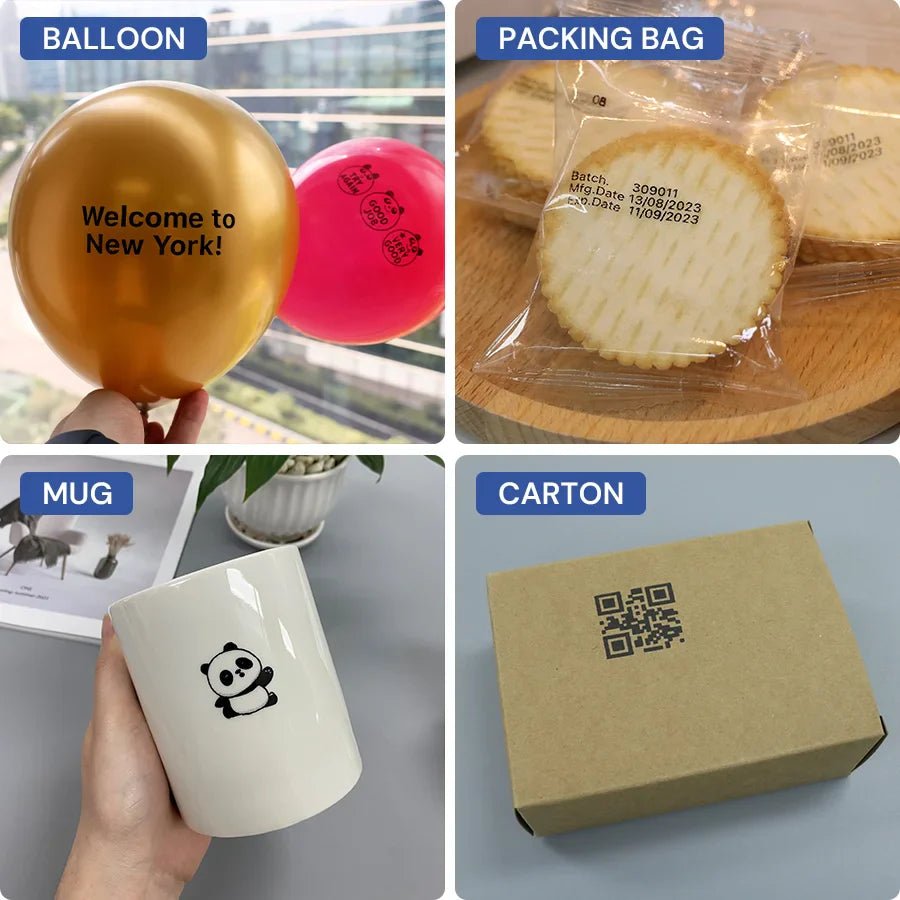 LLRH SHOP - Evebot PrintInd — 可攜式手持式噴墨印表機噴碼機，搭配快乾墨水匣，適用於各種材質表面列印