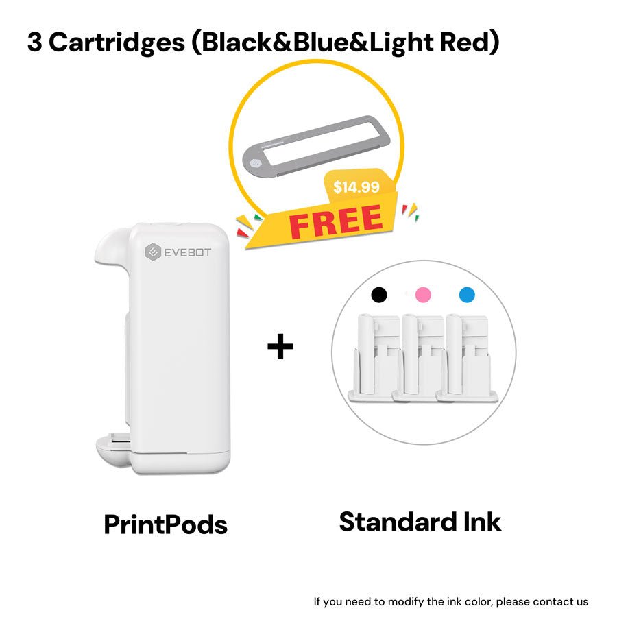 LLRH SHOP - Evebot PrintPods - 用於吸收性表面的手持式印表機