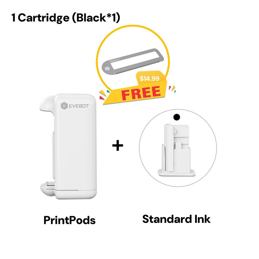 LLRH SHOP - Evebot PrintPods - 用於吸收性表面的手持式印表機
