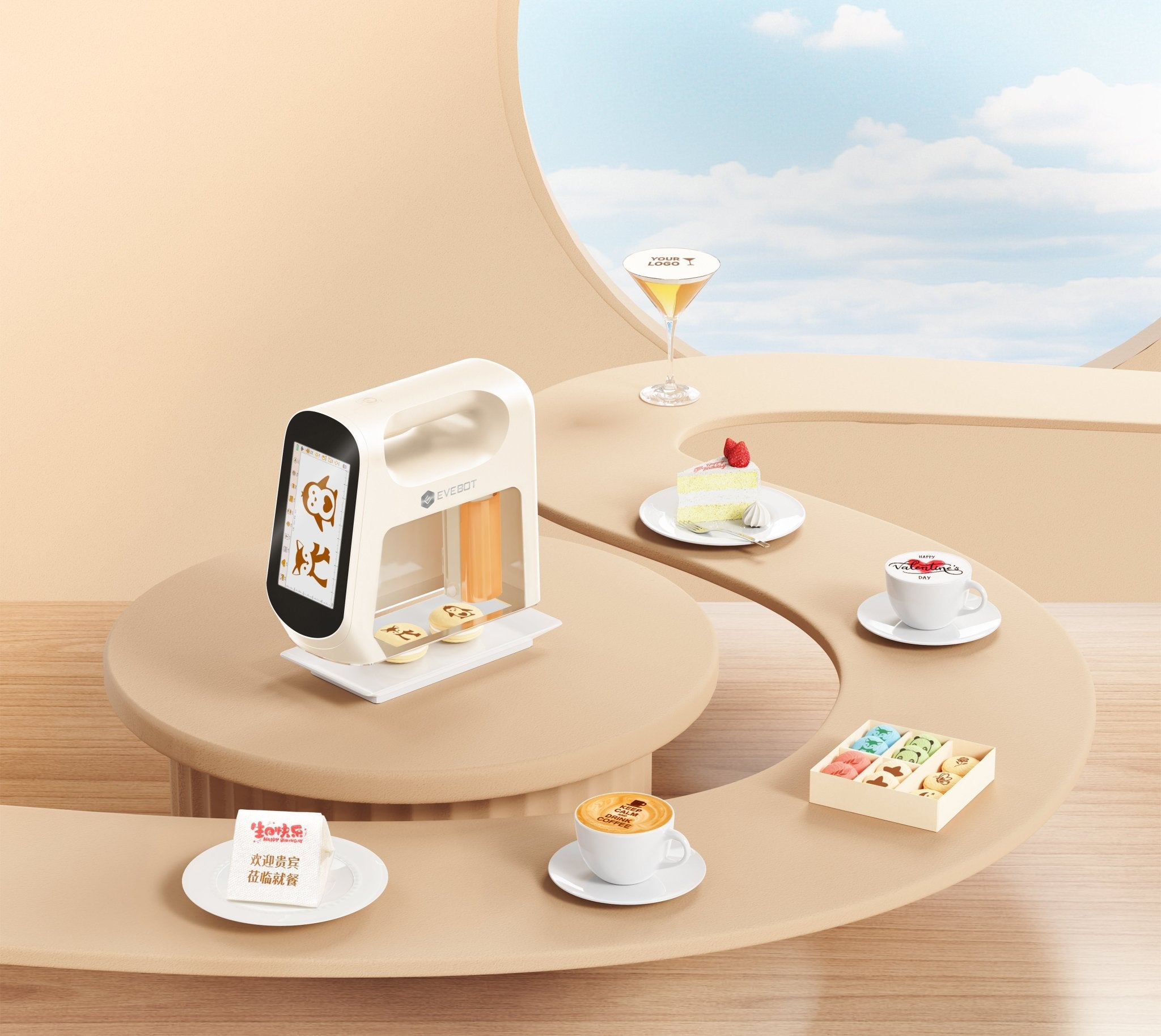 EVEBOT.TW - Evebot Smart 手持式食品印表機（新一代，附視覺定位功能）